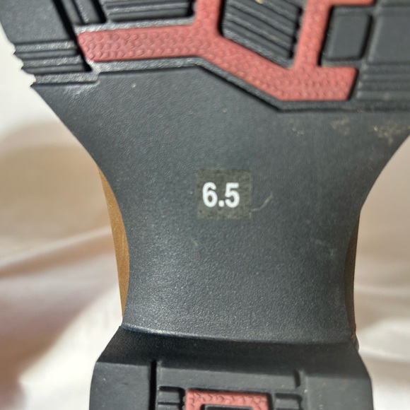 Smoky Mountain Red Tan Leather Western ankle Boots Sz Men’s 6.5/Women’s 8.5 - Picture 8 of 14